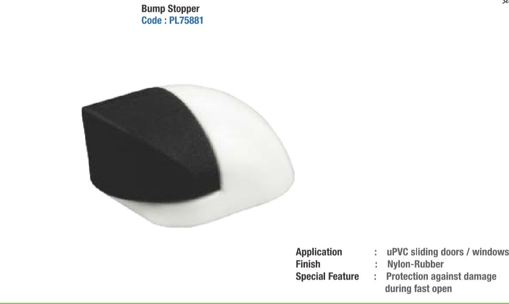 Black/white Bump Stopper