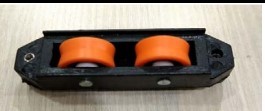 Black/ Orange Double Fixed Roller