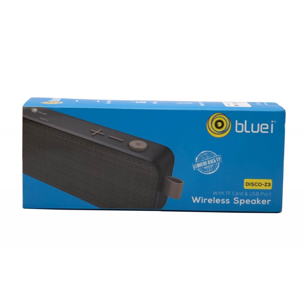 Bluei Zoom Z3 High Bass, 5.0 Bluetooth Version With Built - In Fm Radio, Aux Input, Call Function & Sd Card Support Portable Bluetooth Speaker Cabinet Material: Abs Plastic