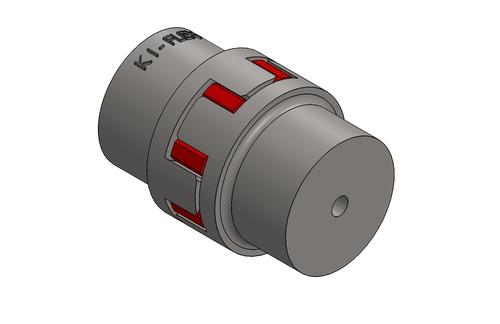 Curved Jaw Coupling Application: Pumps