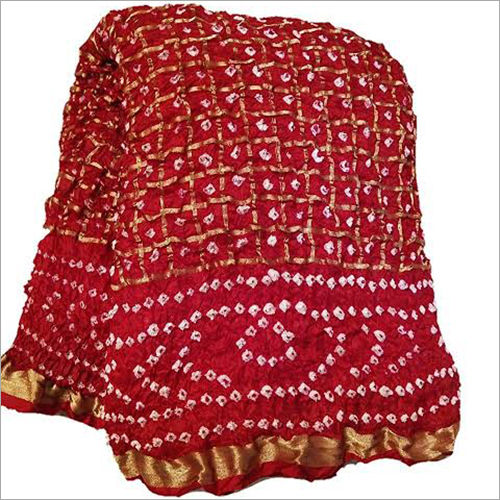 Red Ladies Bandhani Saree