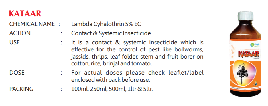 Lambda Cyhalothrin 5% Ec (Kataar)