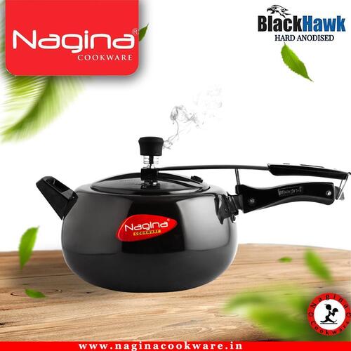Hard Anodized Pressure Cooker - Material: Steel