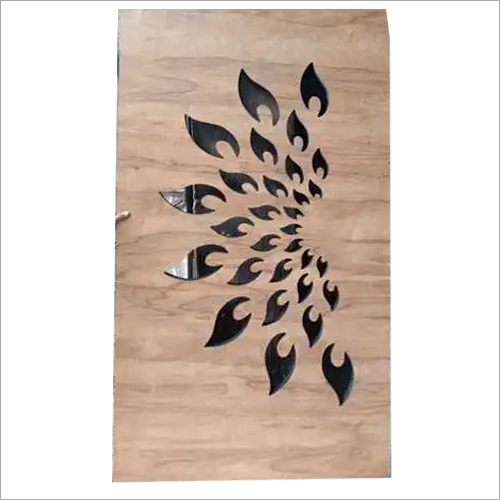 लकड़ी का सुरक्षा ग्रिल दरवाजा