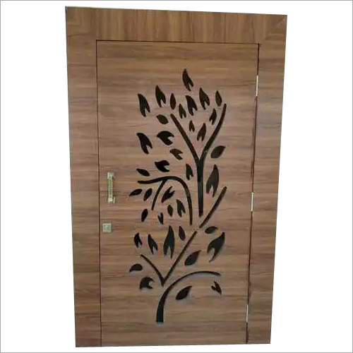 मॉड्यूलर लकड़ी सुरक्षा ग्रिल दरवाजा