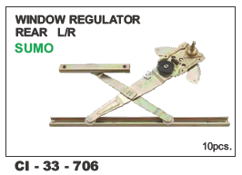 विंडो रेगुलेटर रियर एलएच/आरएच सूमो वाहन का प्रकार: 4 व्हीलर