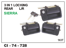 3 In1 Locking Rear Lh/Rh Siera Vehicle Type: 4 Wheeler