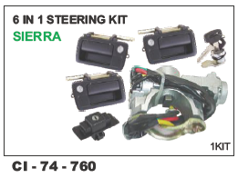 6 In 1 Steering Kit Sierra Vehicle Type: 4 Wheeler
