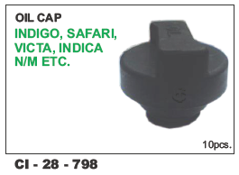 Oil Cap - 4 Wheeler Compatible, Indigo Color | Warranty Included, Designed for Safari, Victa, Indica Models
