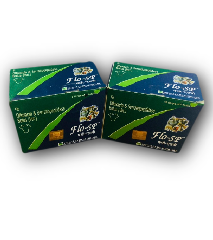 Ofloxacin Serratiopeptidase Tablet - Standard Grade Iso 9002-2008, 1x10 Strip Packaging, Prescription For Aquatic And Livestock Use