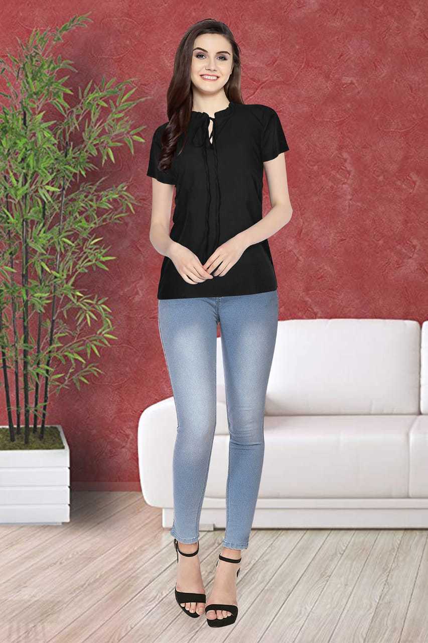 Tipsy Tops - American Crepe, 24.5 Inch Length, M & Xl Sizes | Printed Pattern, Short & Long Sleeves, Washable Design For Girls Ages 15 To 45