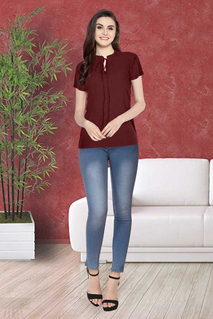 Tipsy Tops - American Crepe, 24.5 Inch Length, M & Xl Sizes | Printed Pattern, Short & Long Sleeves, Washable Design For Girls Ages 15 To 45