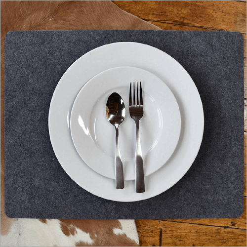 Grey (Also Available In Different Color) Felt Dining Table Placemats