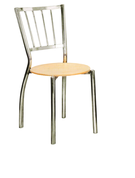 Orange Bms-8002 Cafeteria Chair