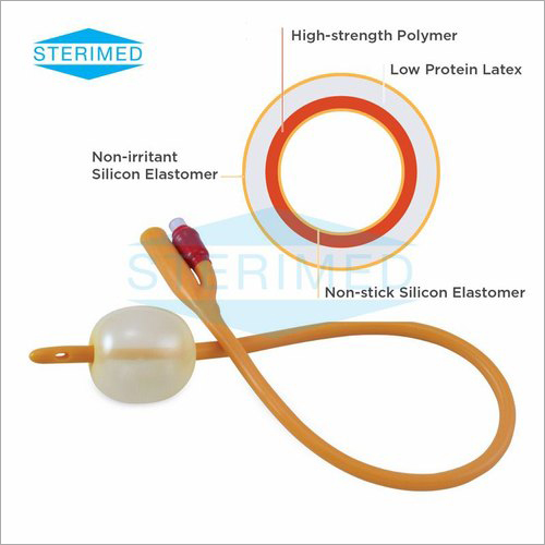 Orange Foley Balloon Catheter