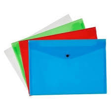 Plastic Folder - Durable Polypropylene Material, A4 Size , Clear and Professional Design