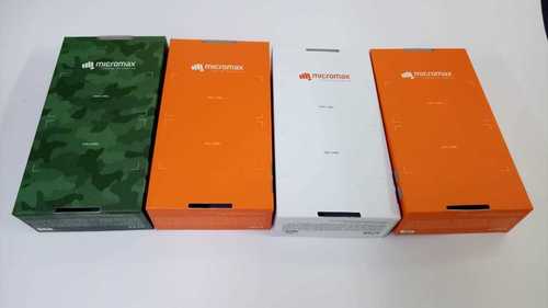 Mobile Packaging Boxes - Durable Material, 19x14.6x6.4 cm Size | Glossy Lamination, Custom Branding Options