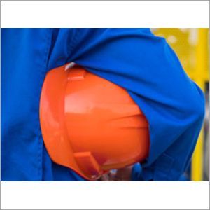 Orange Industrial Safety Helmets