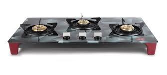 Pigeon By Stovekraft Infinity Stealth 3 Burner Lpg Stove (Special Edition)