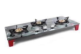 Pigeon By Stovekraft Infinity Stealth 3 Burner Lpg Stove (Special Edition)