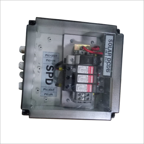 Solar Dcdb Box - Durable Metal Protection System | 1-year Warranty, Suitable For Commercial & Industrial Applications