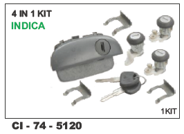 4 in 1 Kit Indica - Versatile Automotive Accessory Package | Fits 4 Wheeler Vehicles, Includes Warranty