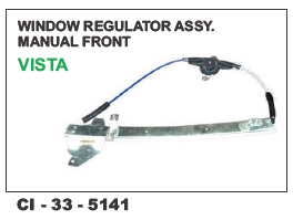 विंडो रेगुलेटर अस्सी मैनुअल फ्रंट विस्टा एलएच/आरएच व्हीकल टाइप: 4 व्हीलर