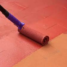 Epoxy Floor Paint Application: Spray