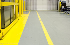 Epoxy Floor Paint Application: Spray
