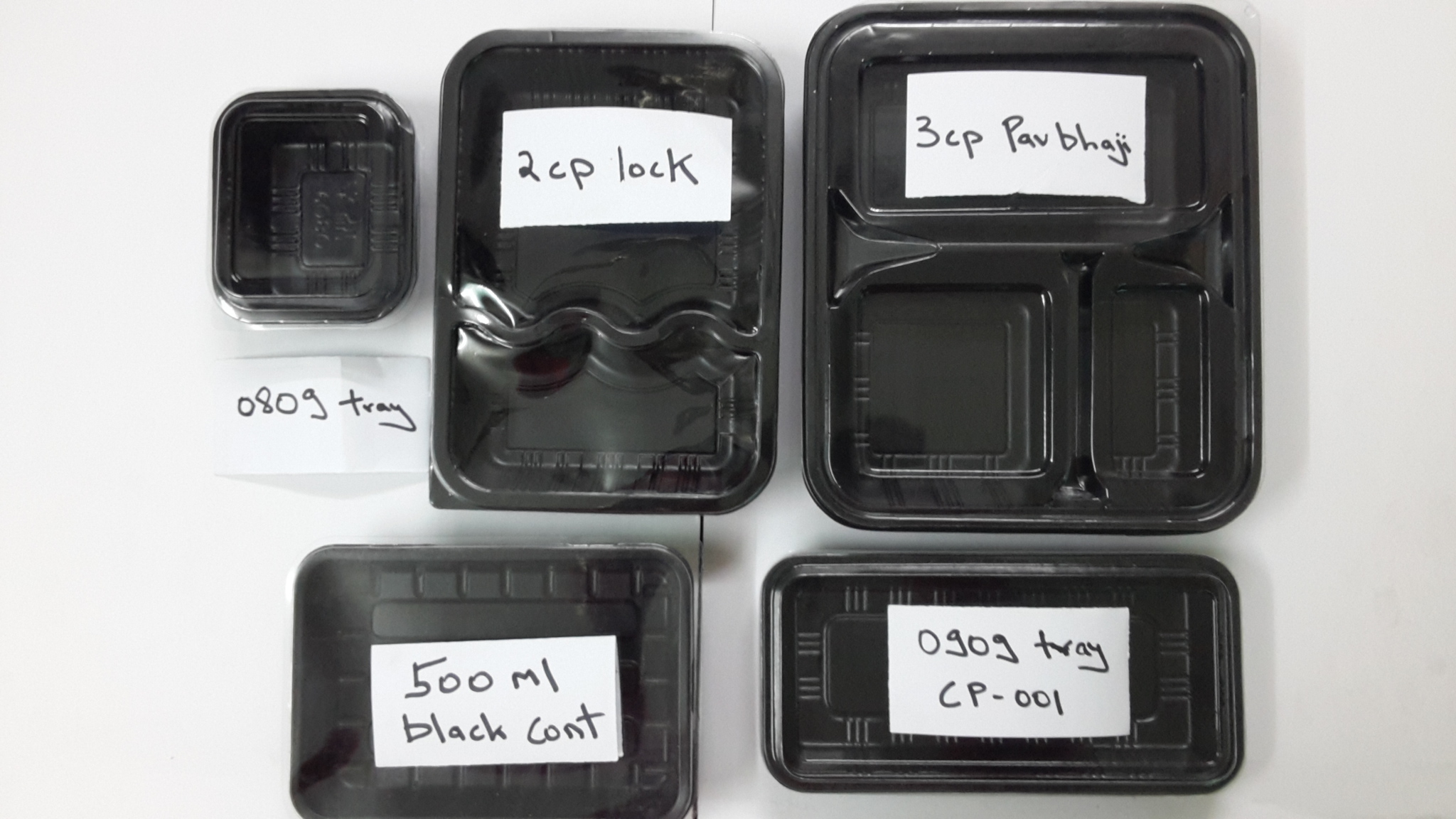 Black Food Container