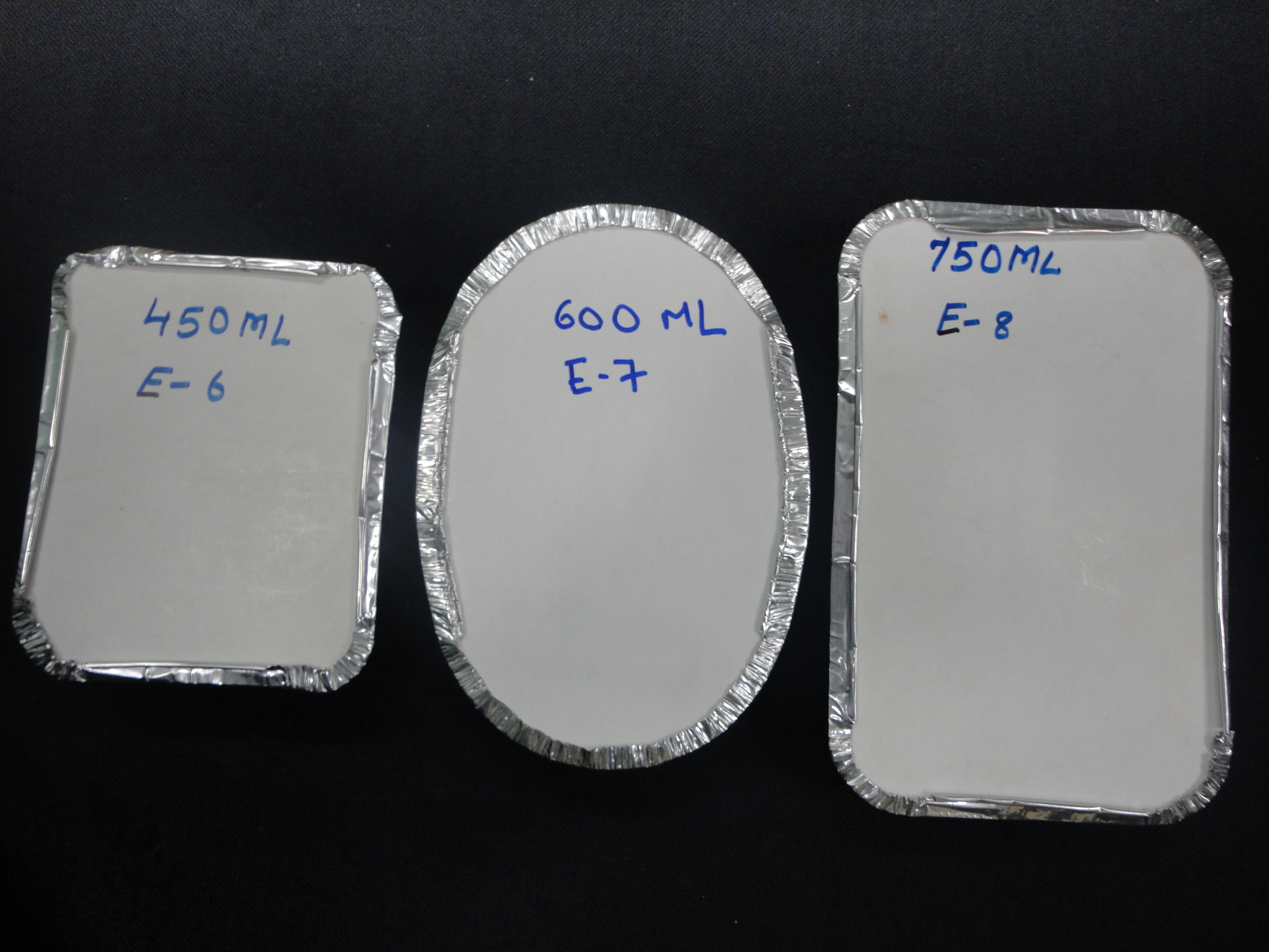 Aluminum Container - Lightweight Versatile Design, Embossed Finish | Fda Compliant, Disposable Food Safe, Varied Sizes For Storage & Baking