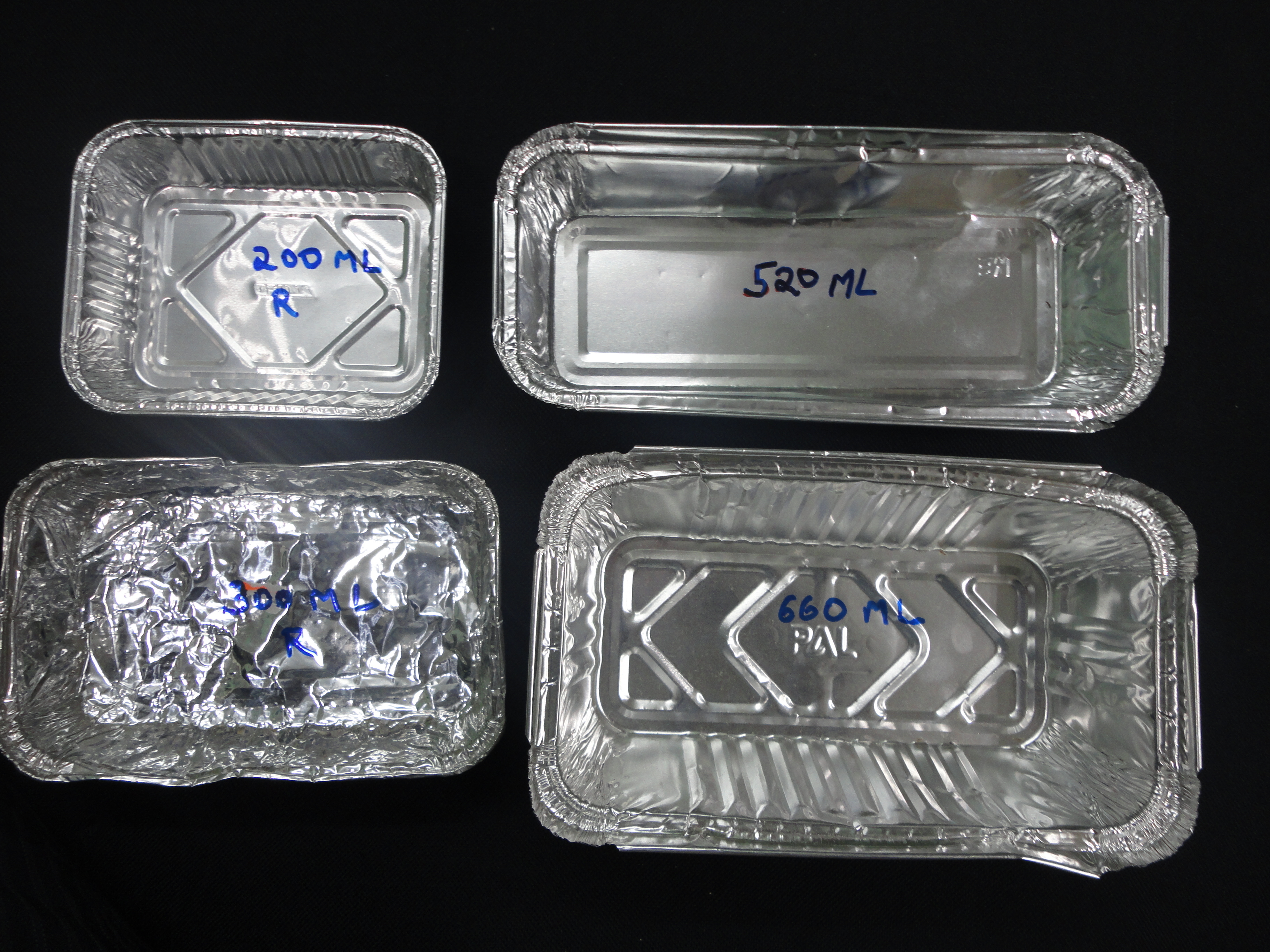 Aluminum Container - Lightweight Versatile Design, Embossed Finish | Fda Compliant, Disposable Food Safe, Varied Sizes For Storage & Baking