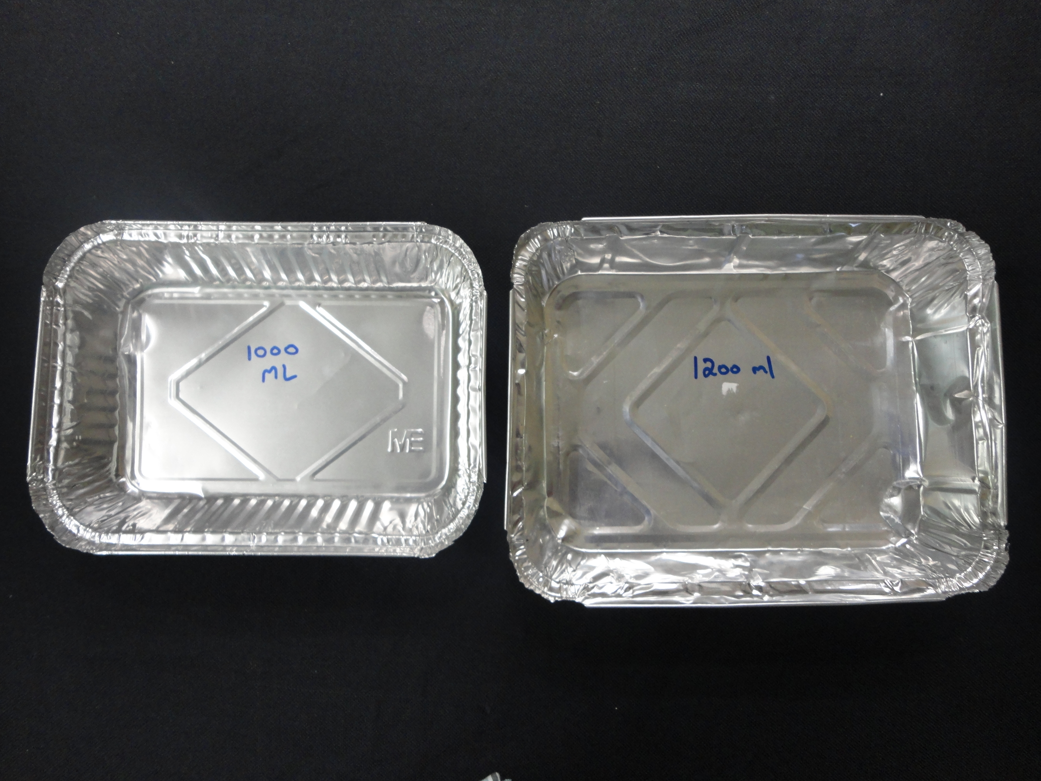 Aluminum Container - Lightweight Versatile Design, Embossed Finish | Fda Compliant, Disposable Food Safe, Varied Sizes For Storage & Baking