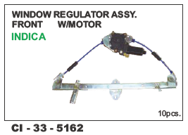 Window Regulator Assy  Front W/Motor Indica Lh/Rh Vehicle Type: 4 Wheeler