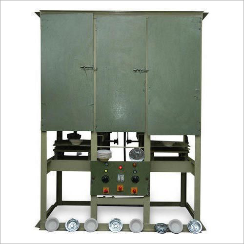 Semi Automatic Double Die Dona Machine - Metal Construction, 4 Inches Dona Size, 220 Volt Electric Motor | Low Power Consumption, 2 Dies for High Efficiency