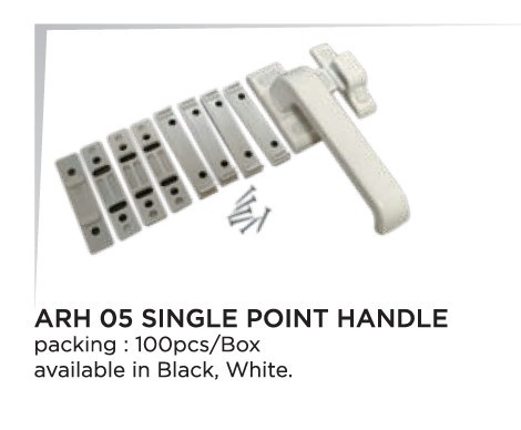 Black White Single Point Handle