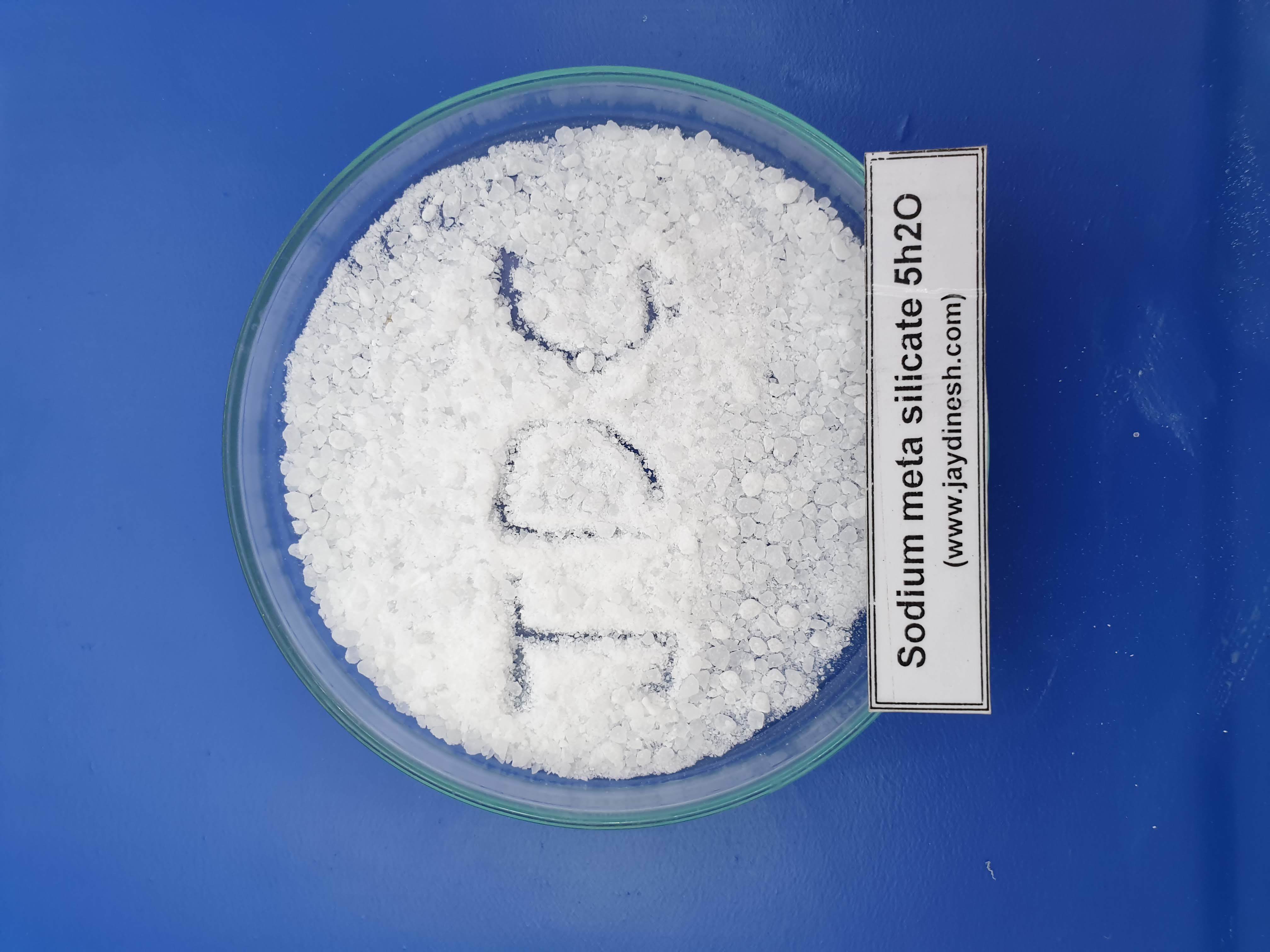 Sodium Meta Silicate - White Granular Powder 5h2o | Industrial Detergent And Adhesive Dispersing Agent, Non-toxic, Grade Reagent, Cas No: 10213-79-3, 1 Year Shelf Life
