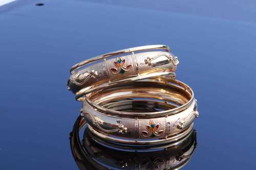 Classic Bandhel Bangles (Hhj10)