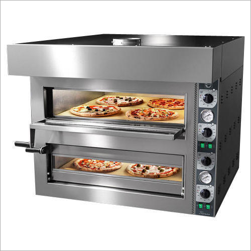Commercial Pizza Oven - Stainless Steel Grade 304 & 202, Electric Power, 5-Year Warranty, Ideal for Restaurants, Hotels, and Canteens