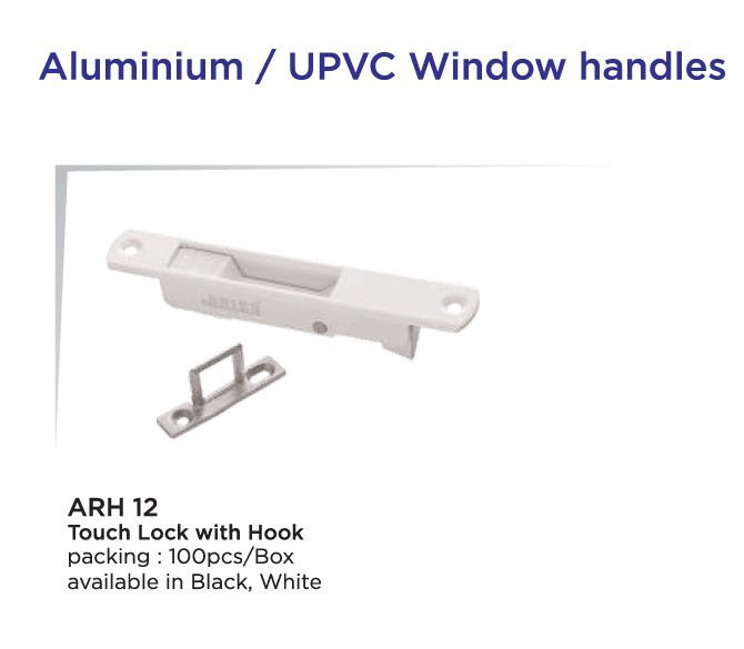 Touch Lock With Hook Application: Upvc Windows