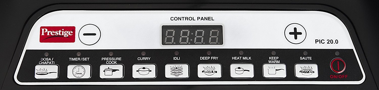 Prestige Pic 20 1200 Watt Induction Cooktop With Push Button (Black)