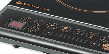 Bajaj Icx Neo Induction Cooktop (Black, Push Button)