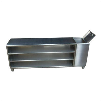 Polished Cross Over Bench