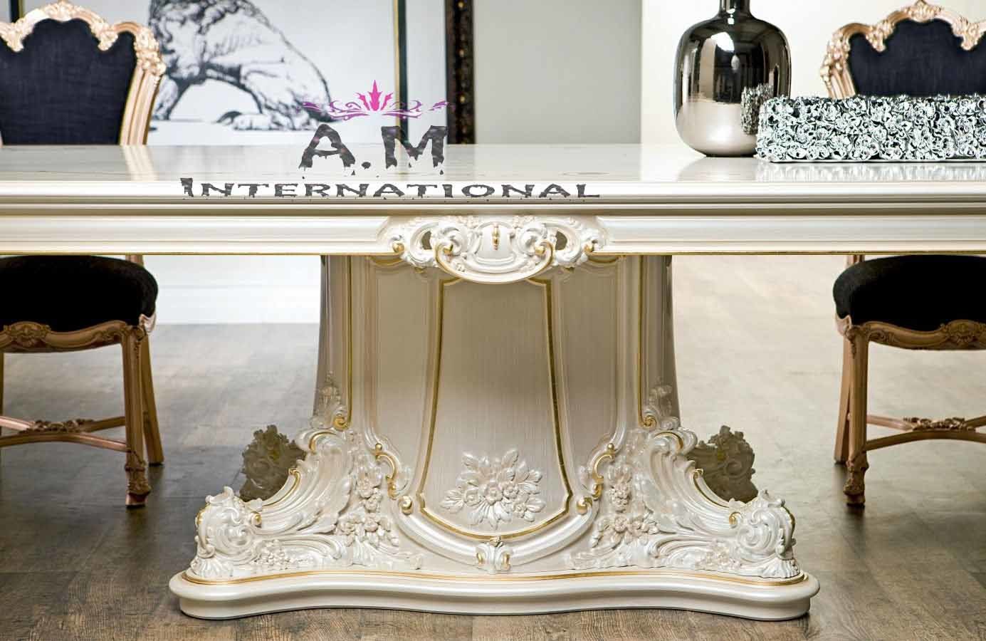Handmade Antique Wood Dining Table