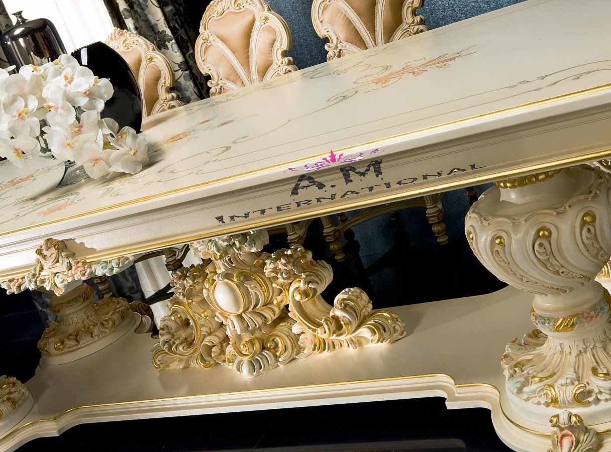 Handmade Victorian Design Dining Table