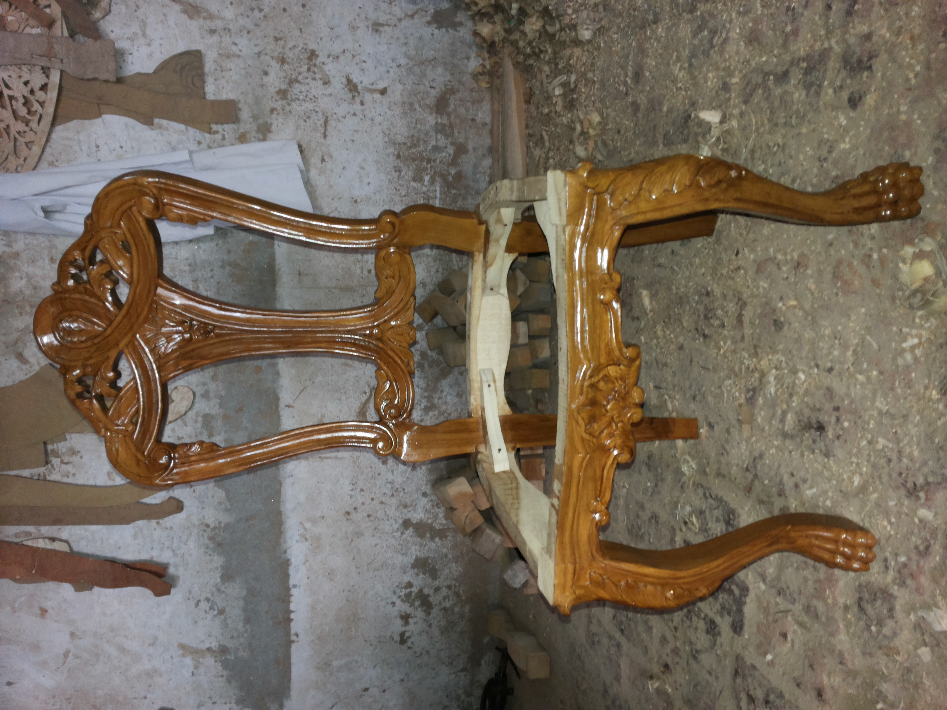 Handmade 6 Seater Dining Table Set