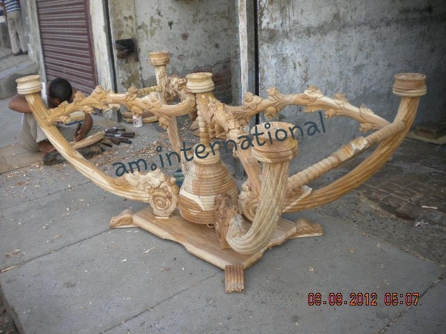 Handmade 6 Seater Dining Table Set