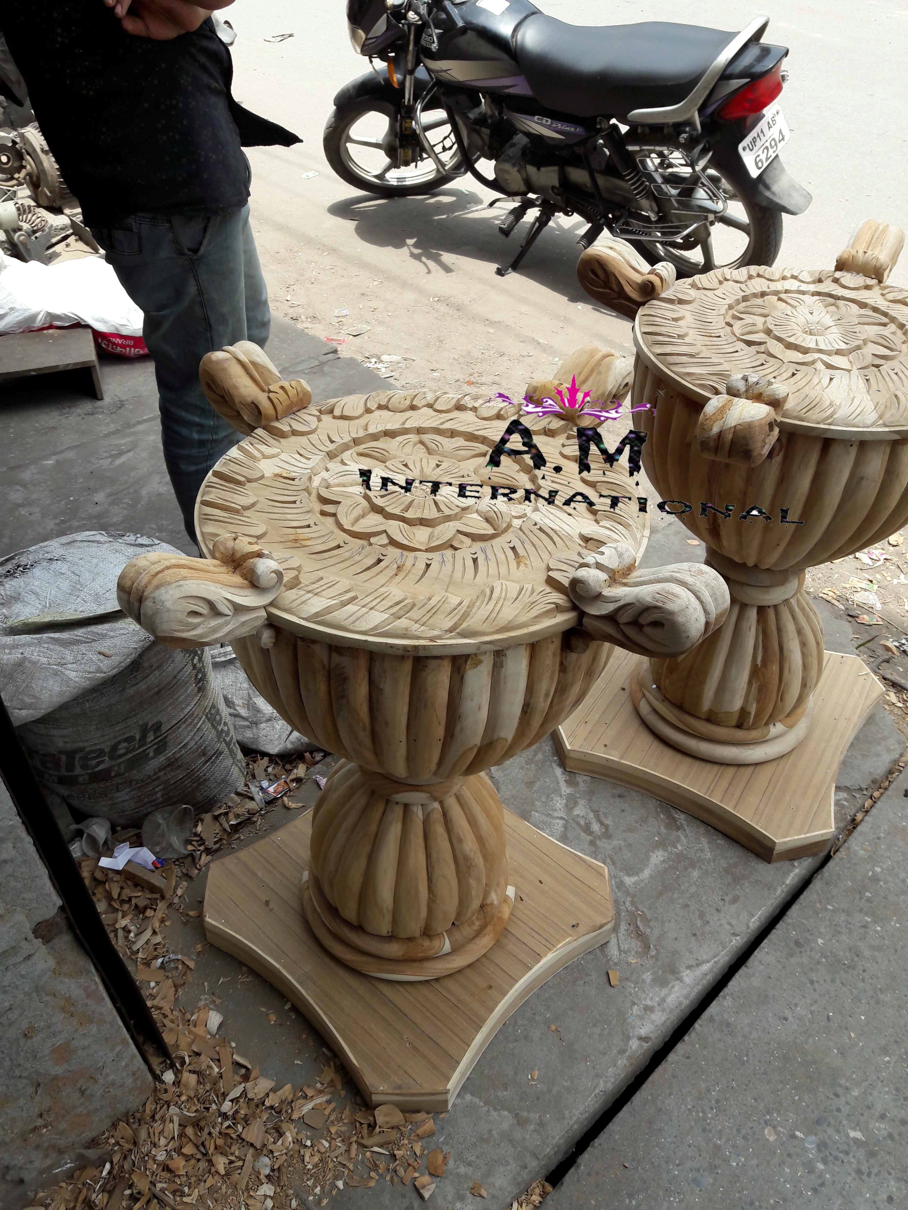 Handmade Premium 4 Seater Dining Table Set