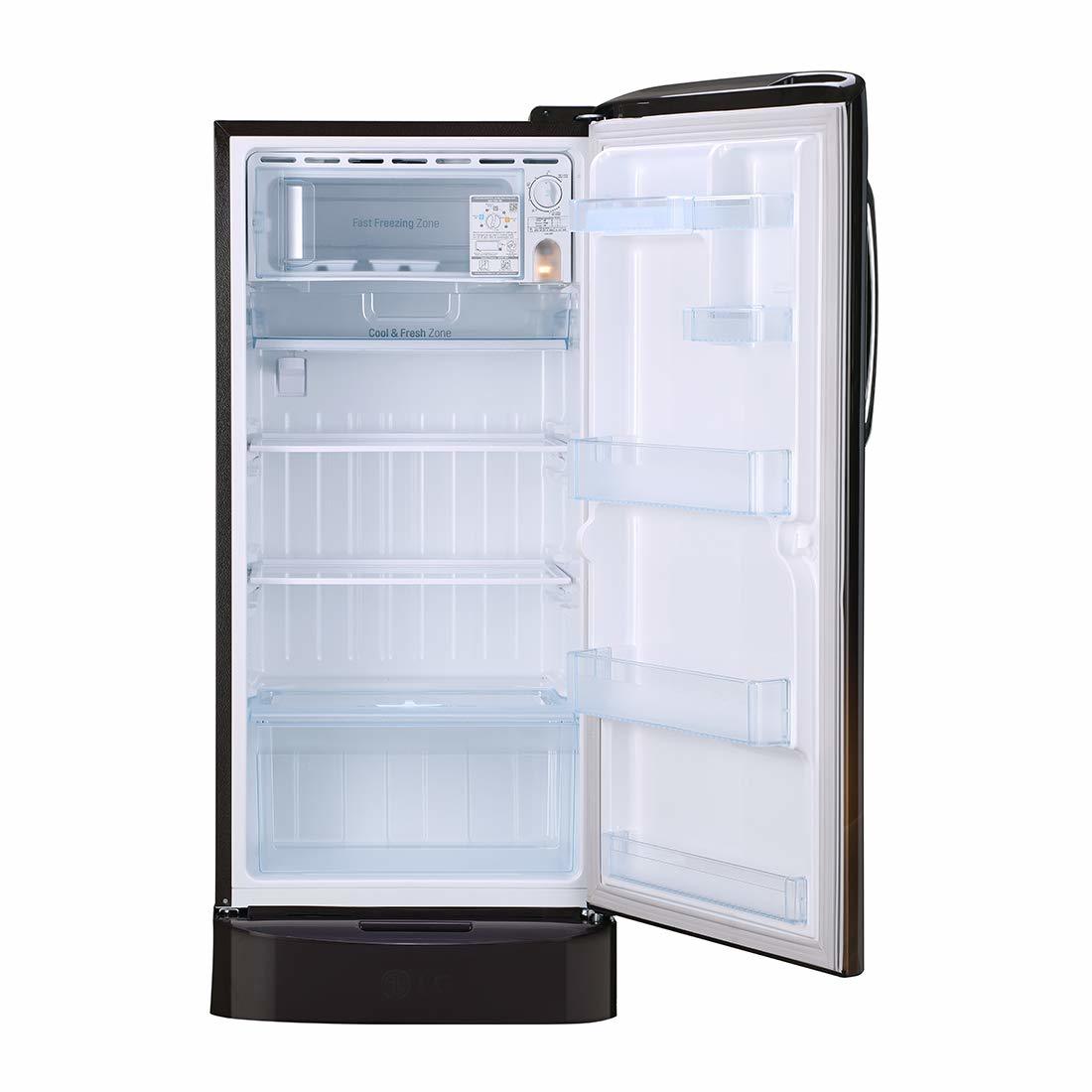 Lg 215 L 5 Star ( 2019 ) Inverter Direct Cool Single Door Refrigerator (Gl-d221ahpy Hazel Plumeria)