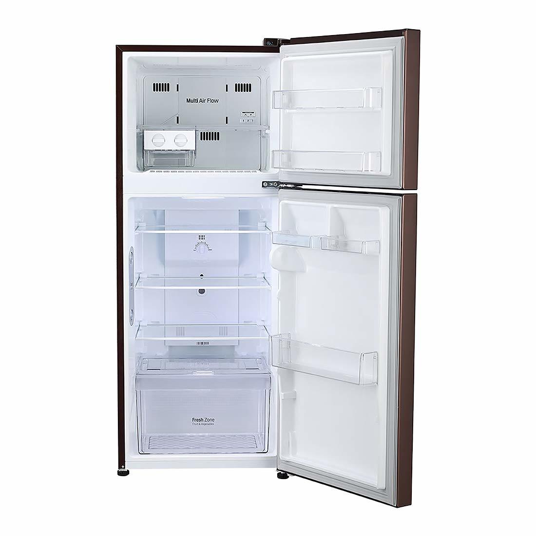 Lg 260 L 4 Star ( 2019 ) Frost-free Frost-free Double-door Refrigerator (Gl-c292sasx Amber Steel)